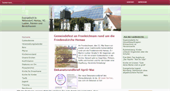 Desktop Screenshot of hemau-evangelisch.de