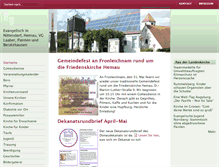 Tablet Screenshot of hemau-evangelisch.de